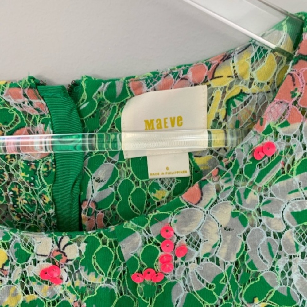 ANTHROPOLOGIE | MAEVE Laced Verbena Dress - Picture 4 of 5